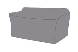 Защитный чехол на диван Касабланка, двухместный 159×82×70 см, цвет серый