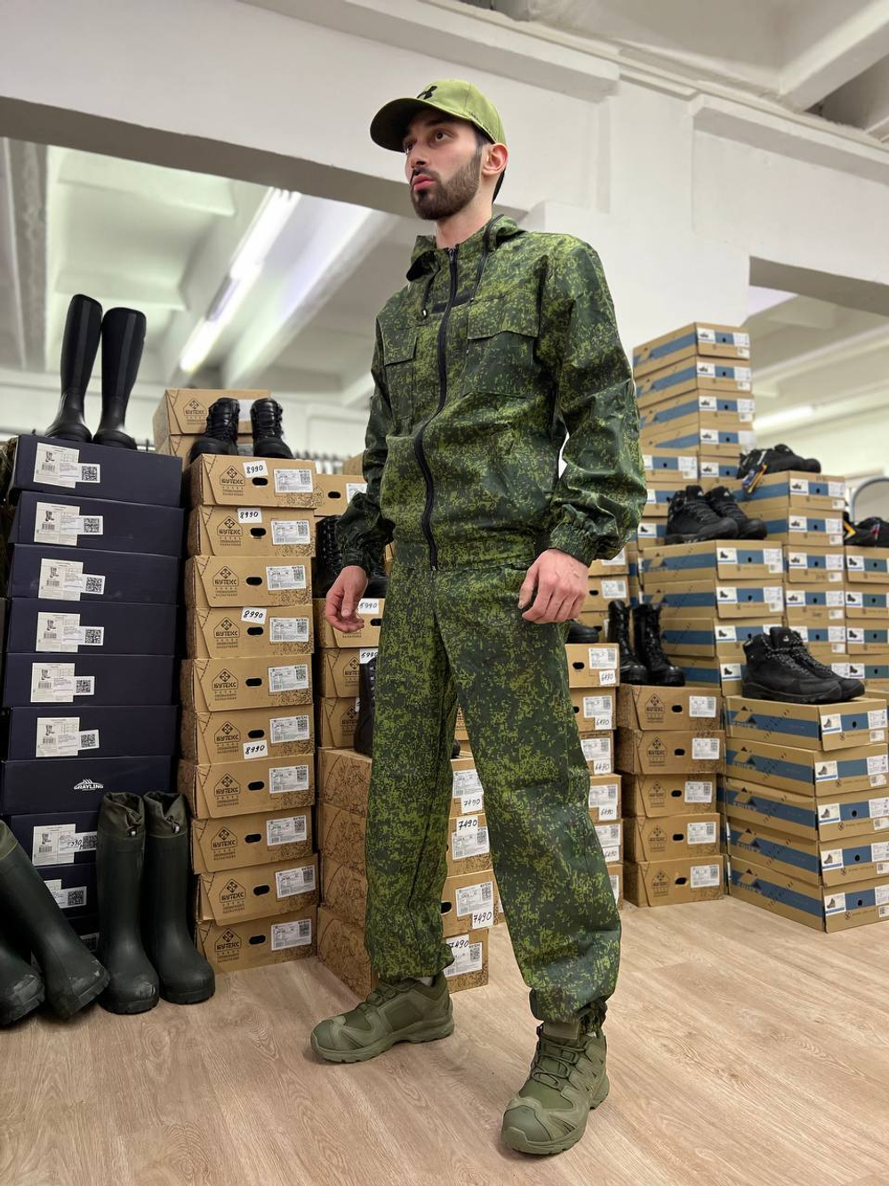 МАСКХАЛАТ ЗЕЛЁНАЯ ЦИФРА