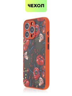 Чехол BROSCORP для Apple iPhone 13 Pro оптом (арт. IP13PRO-ST-TPU-RED-PRINT)