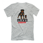 Футболка "Ротвейлер - LOVE"