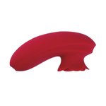 Вакуумный стимулятор клитора с рабочей частью в форме бутона (Цвет: красный)