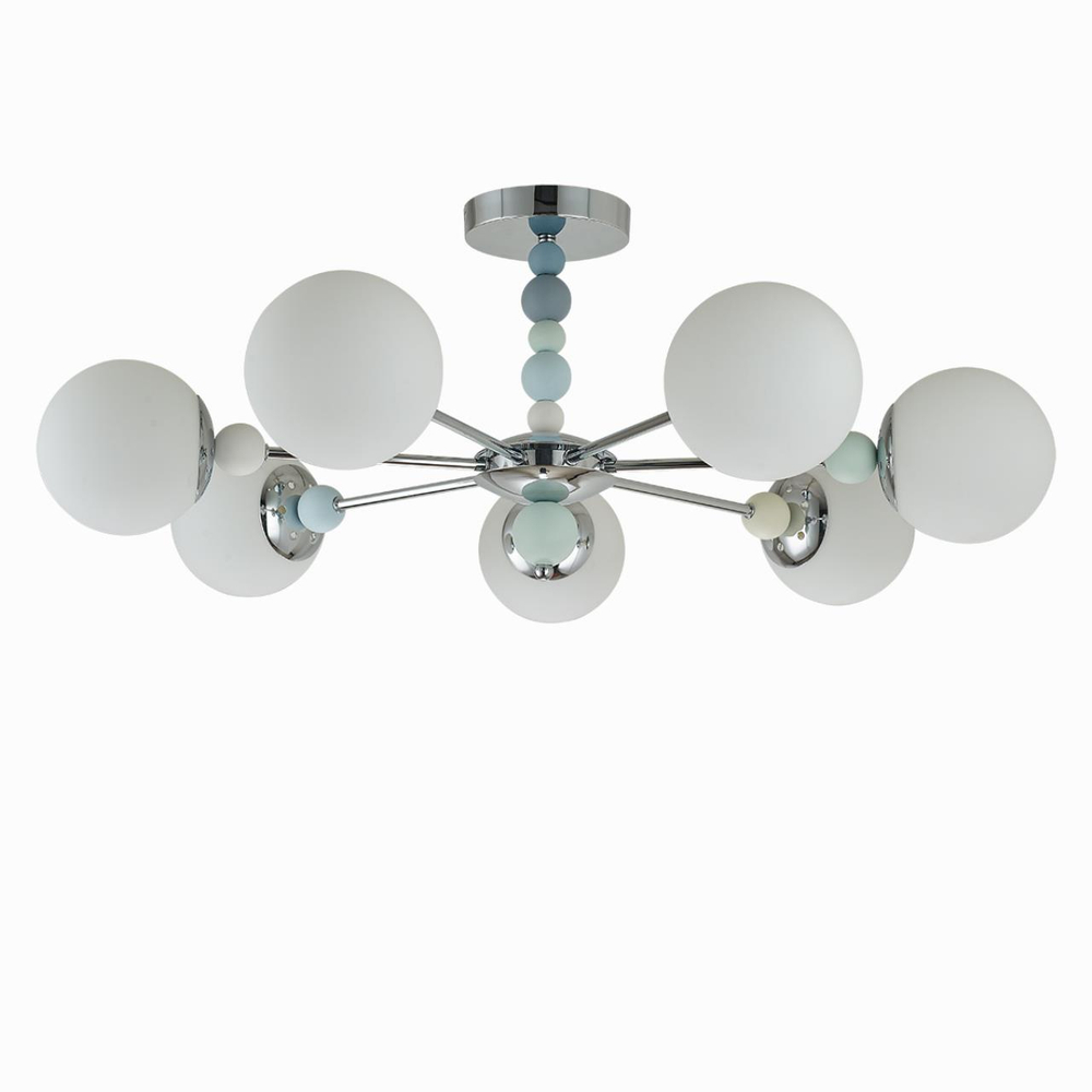 6525/7C MODERNI LN26 358 хром Люстра потолочная E14 7*40W 220V SUNDAY