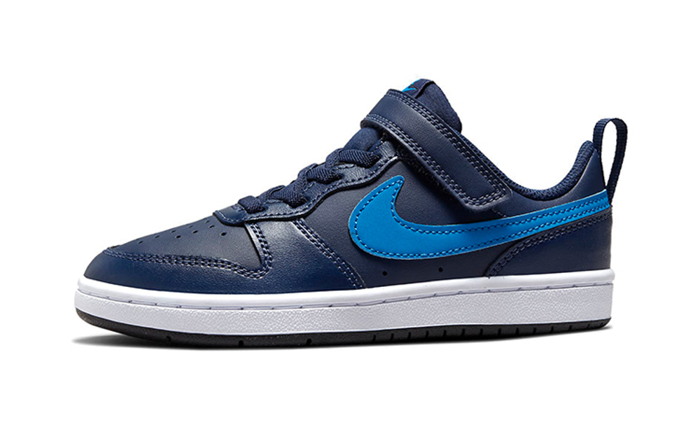 Детские кроссовки Nike Court Borough Low 2 'Midnight Navy Imperial Blue' BQ5451-403