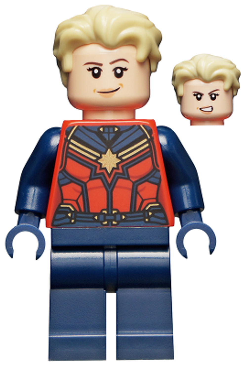 Минифигурка LEGO sh0772 Капитан Марвел (Кэрол Дэнверс)