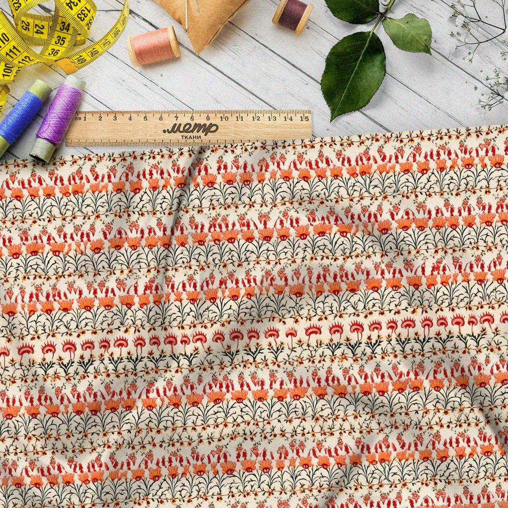 Ткань премиум дюспо пламенный балет