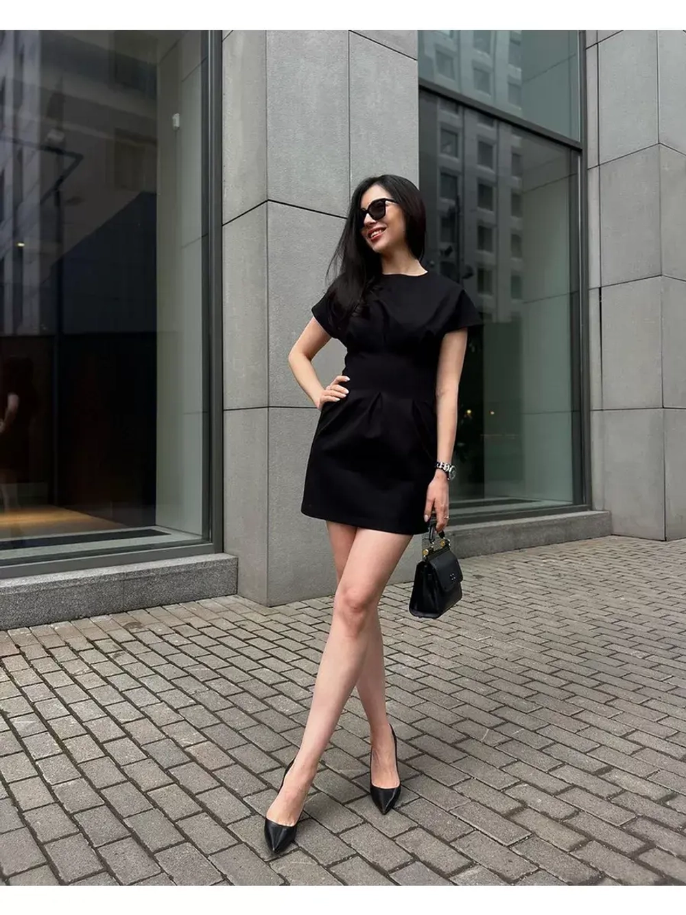 Платье мини вечернее