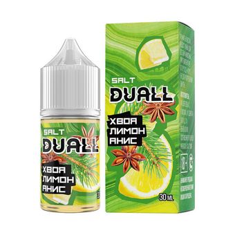 Жидкость DUALL Salt 2% HARD 30 ml - Хвоя Лимон Анис