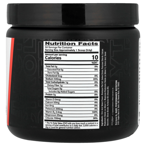 BPN, Electrolytes, смесь для увлажняющих напитков, лимон и лайм, 280 г (9,9 унции)