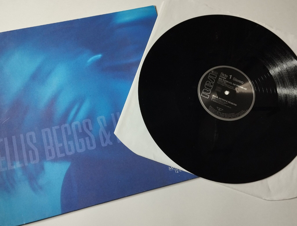 Винтажная виниловая пластинка LP Ellis, Beggs and Howard Big Bubbles, No Troubles (Germany 1989) 45 RPM Maxi Single