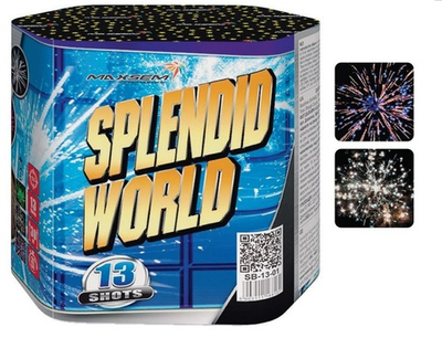 Батарея салютов "Splendid World" SB-13-01 13 залпов * 1.2"