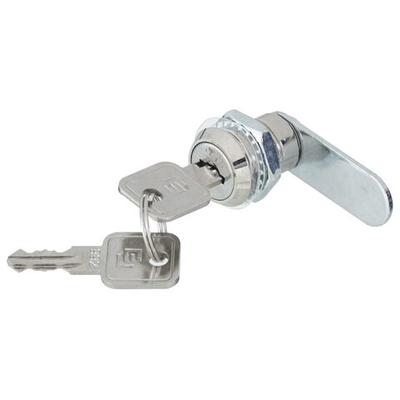 Замок почтовый Banggu, длина 16 мм, d — 17,5 мм, 90 градусов, прямой ригель, гайка, 5 штук в комплекте.