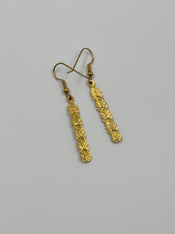 Серьги Листики