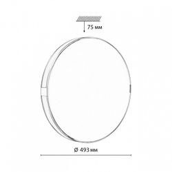 Накладной светильник Sonex Otiga White 7676/EL
