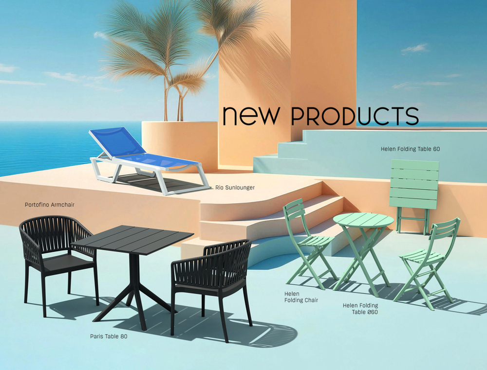 Стол пластиковый складной Siesta Contract Helen Folding Table 60, опаловый зеленый