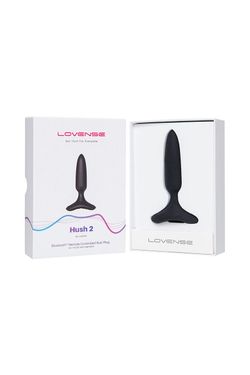 Анальная втулка LOVENSE Hush 2 (XS), 12,1 см, Ø 2,5 см