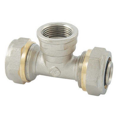 Тройник цанговый AltStream 16x1/2" с внутренней резьбой