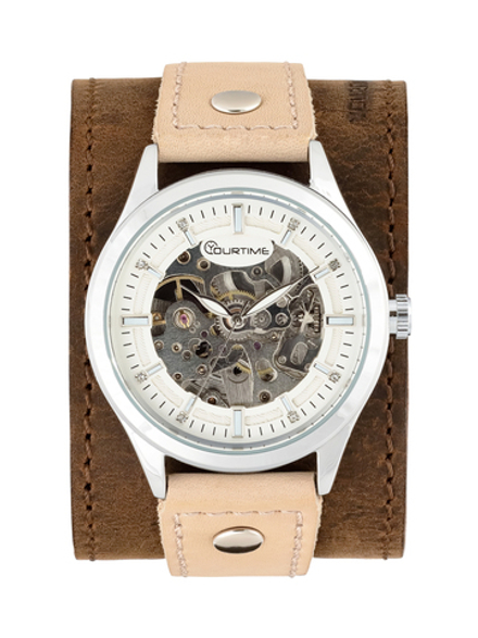 Часы скелетоны мужские механические Age YOURTIME