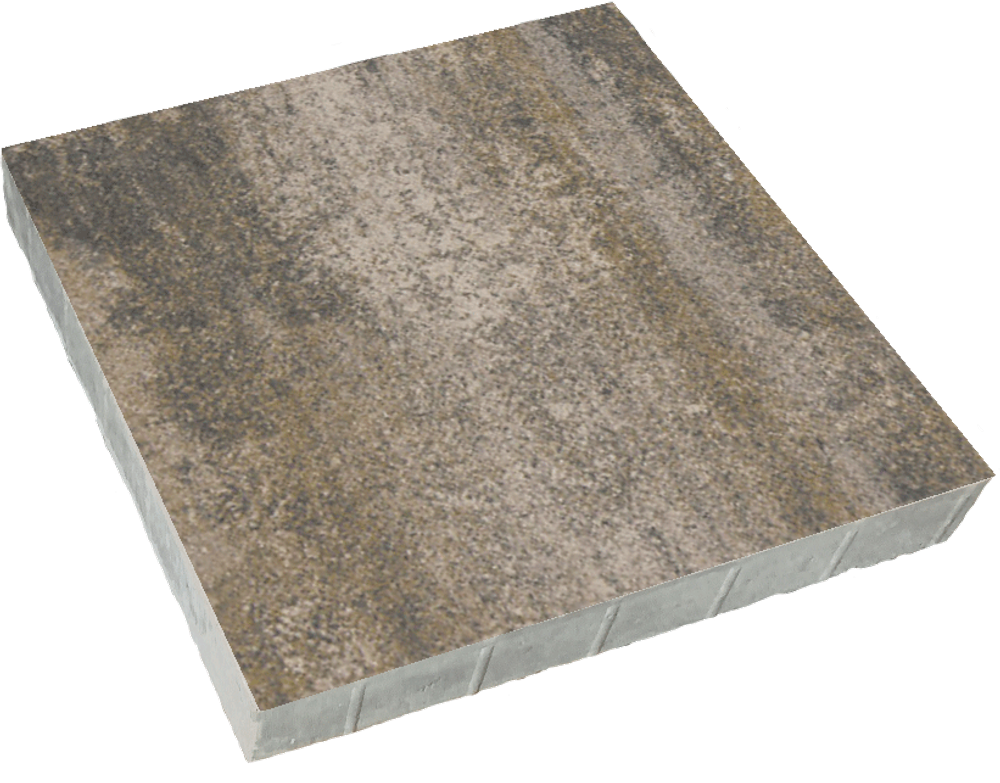 Тротуарная плитка КВАДРАТ 600х600 мм - Искусственный камень Базальт