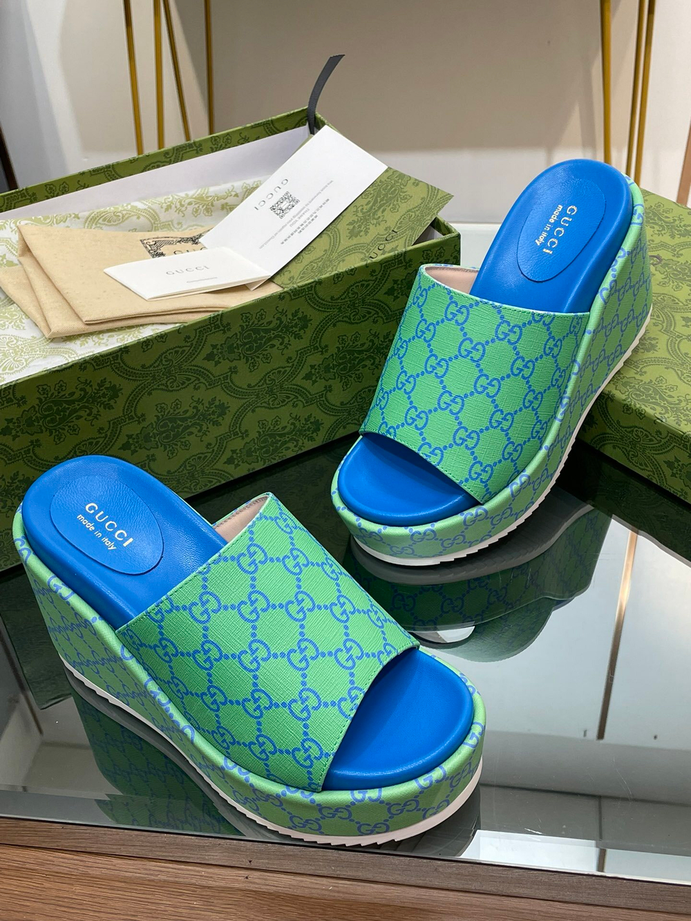 Gucci Platform Slide Sandal