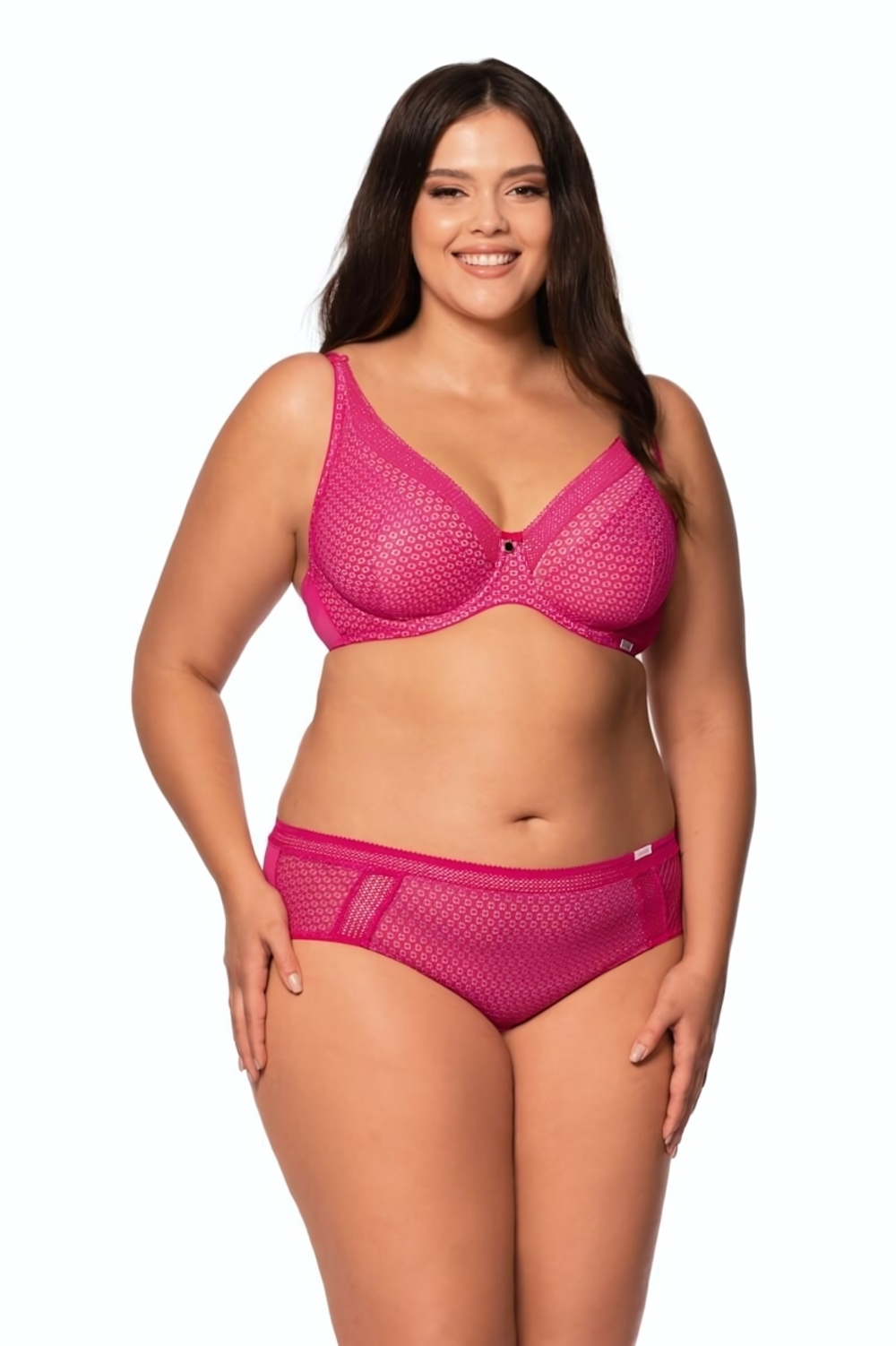 Бюстгальтер-бралетт Matilda (Размер: 75H) (Цвет: ярко-розовый)