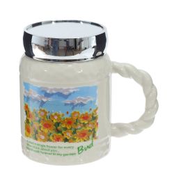 GAEM Кружка с крышкой, 450 мл, L12,5 W8,5 H12 см, 4в.