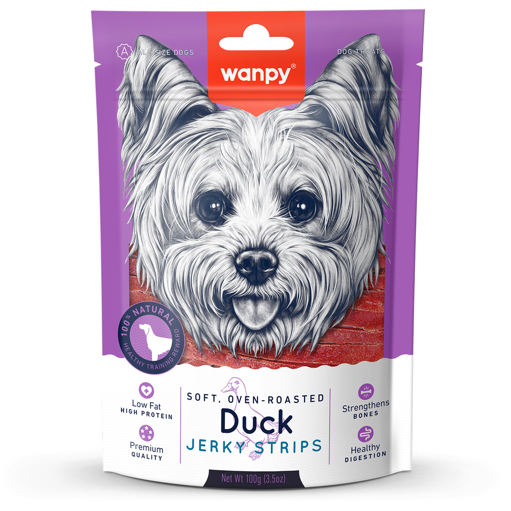 Wanpy Dog утиная соломка 100 г