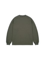Лонгслив оверсайз (хаки) 230 г