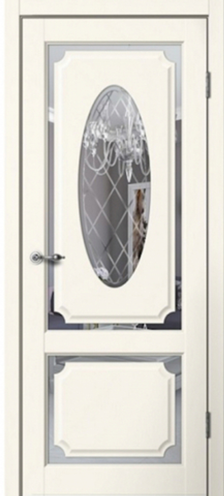 Дверь межкомнатная Estetic 04 ПО (ваниль)