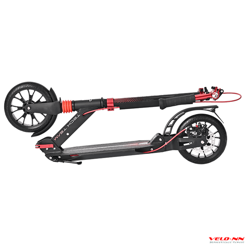 САМОКАТ Tech Team  CITY SCOOTER  DISK BRAKE 2022 красный