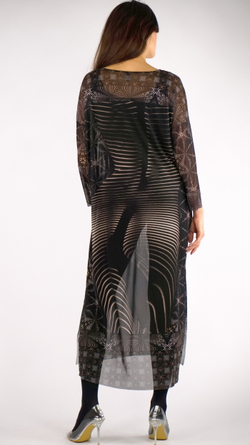 Платье-туника из сетки «Воплощение» по мотивам работ французского фотографа Дани Оливье