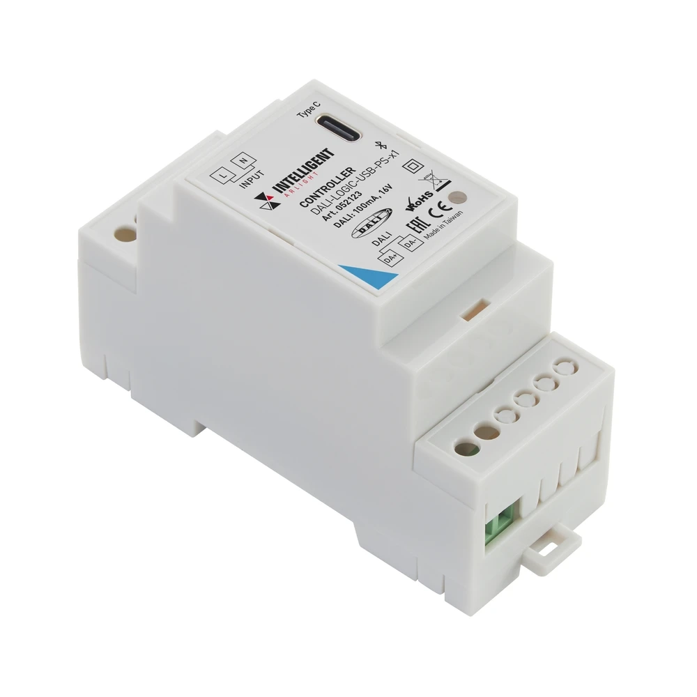 Контроллер DALI-LOGIC-USB-PS-x1 Пластик, 2 года) Arlight 052123