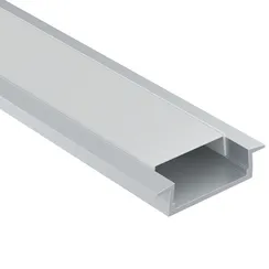 Алюминиевый профиль встраиваемый с фланцем 22x6 (Серебро, 2 м), ALM004S-2M Led Strip alm004s-2m