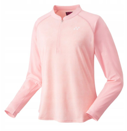 Женская футболка теннисная (dł. Рукава) Yonex T-Shirt Ladies RG Long Sleeve - french pink