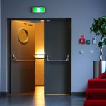 Дверь противопожарная 2080*1380 7035 R 900 ДПМ EI-60 без обналички