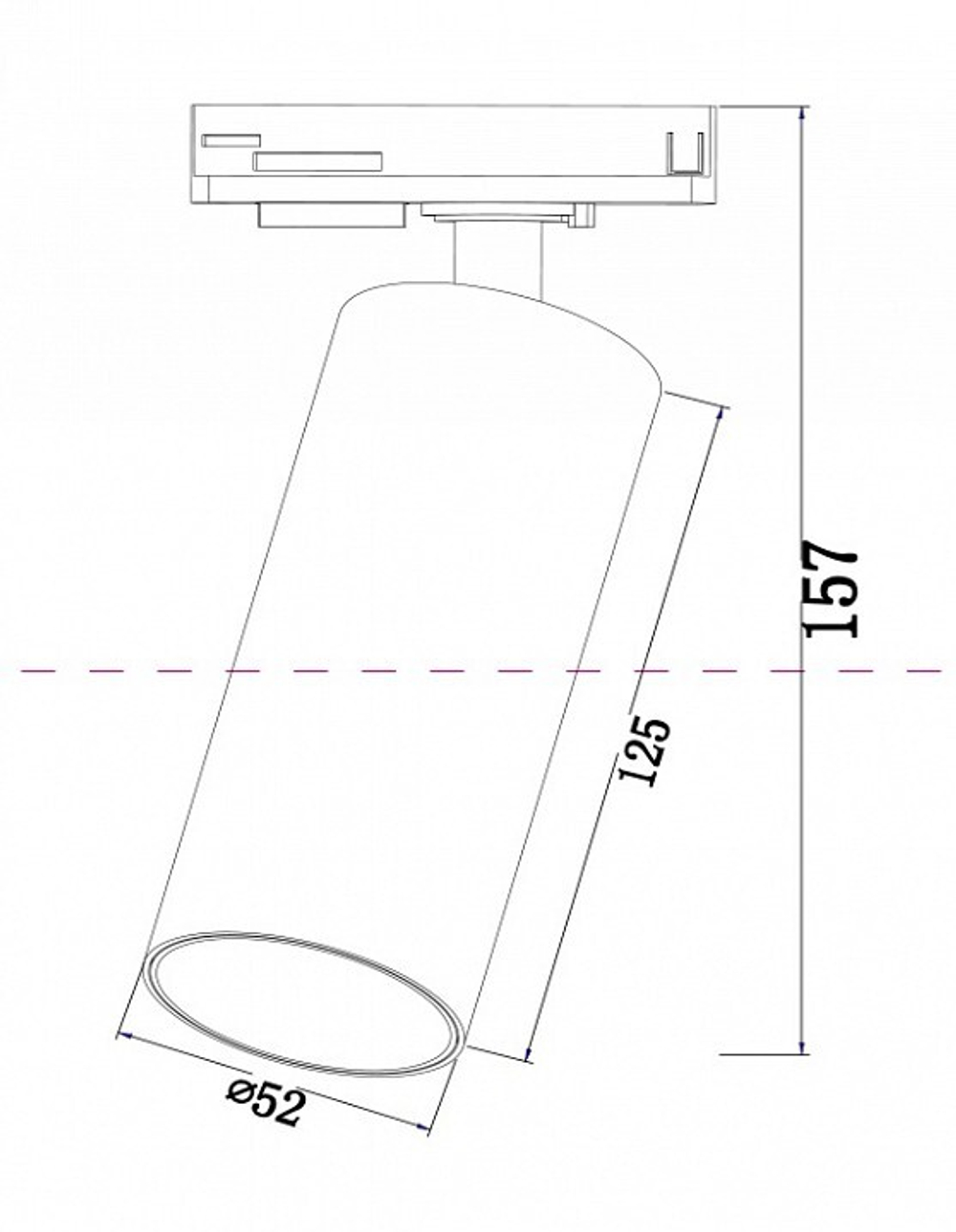 Трековый светильник Maytoni Technical TR021-1-12B4K