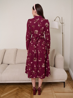 Платье с вшитой манишкой