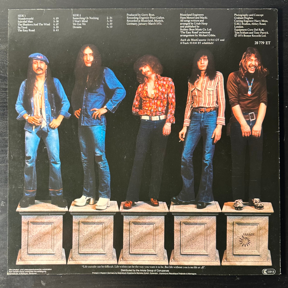 Uriah Heep ‎– Wonderworld (Германия)