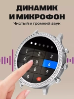 Cмарт часы круглые умные smart watch женские