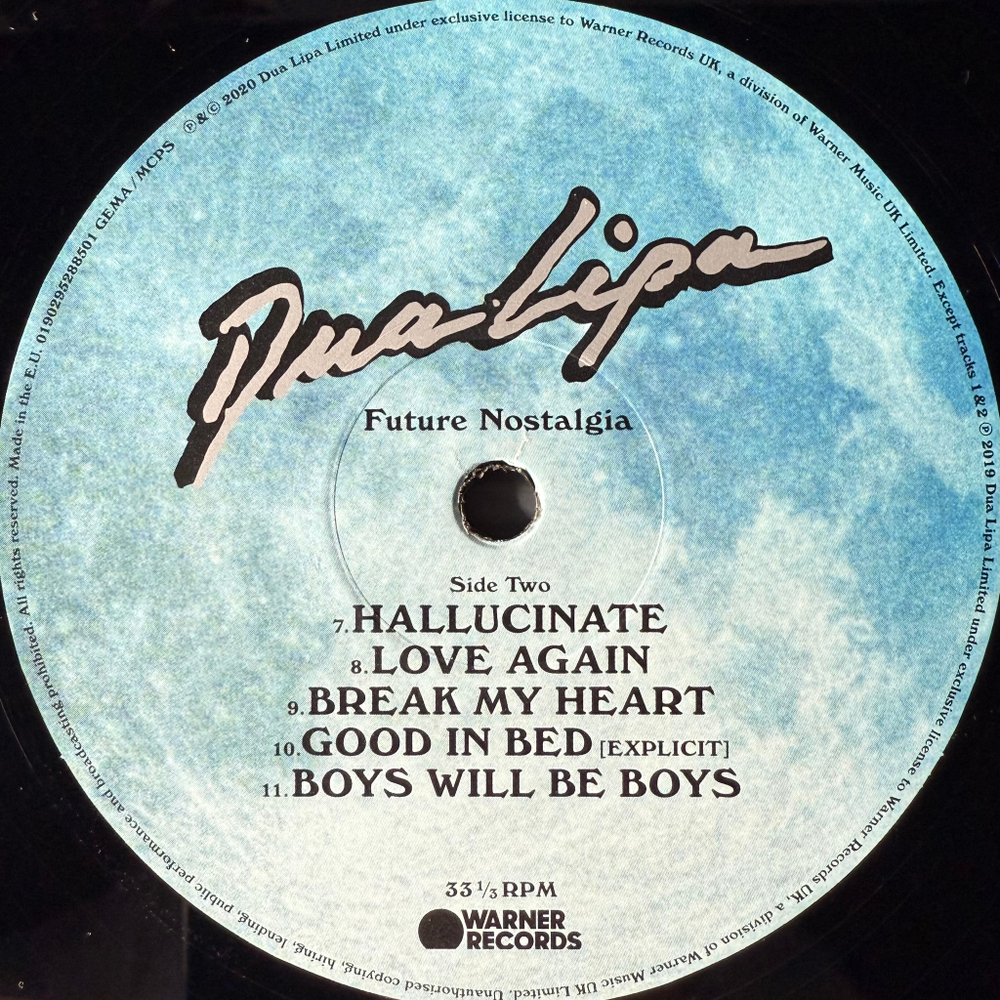 Dua Lipa ‎– Future Nostalgia (Европа 2020г.)