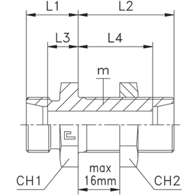 Соединение PD DS38 52х2 (корпус)