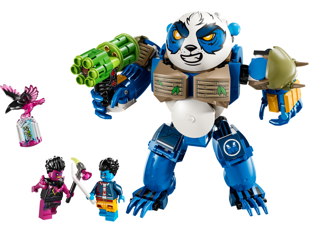 Конструктор Лего Дримзз Логан Могучая Панда 71480 | LEGO Dreamzzz Logan the Mighty Panda трансформируемая 342 детали 7+
