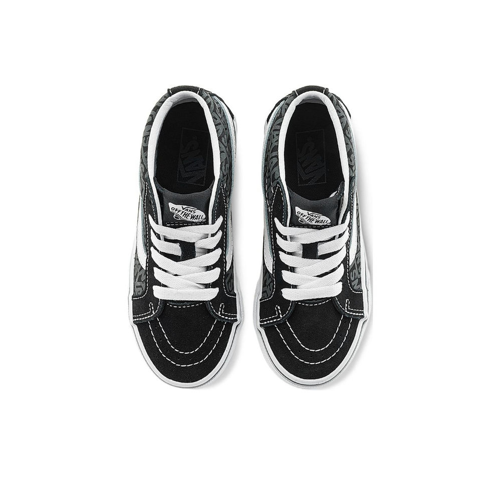 Детские кеды Vans SK8-Mid Reissie Skate Shoes 'Black Grey White' VN000BVP6BT