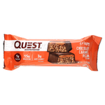 Quest Nutrition, Hero Protein Bar, хрустящий шоколад с карамелью и пеканом, 12 батончиков, 60 г (2,12 унции)
