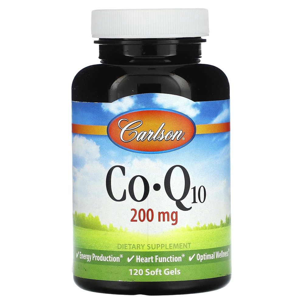 Carlson, Co-Q10, 120 мягких таблеток