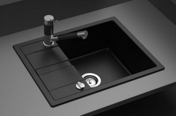 Мойка SCHOCK Optima 50D Cristalite 650х500 оникс