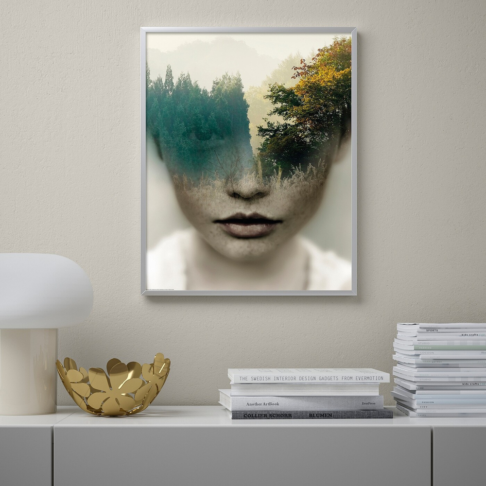 IKEA BILD  (ИКЕА БИЛД)  -  Плакат, В моих мыслях, 40x50 см