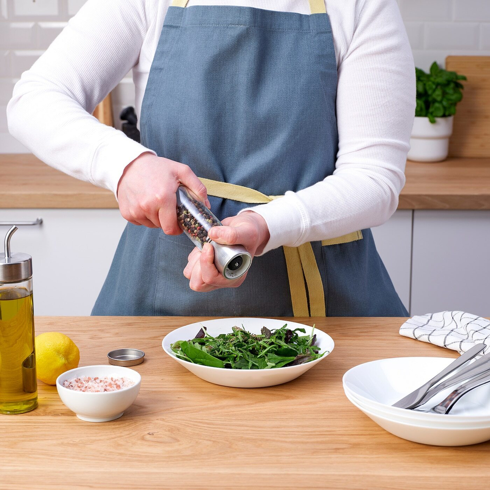 Мельница для специй IKEA CITRONHAJ (ЦИТРОНХАЙ), Стекло / нержавеющая сталь, 15 см