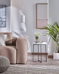 Журнальный столик Burnet, белый мрамор