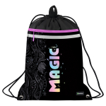 Мешок для обуви 1 отделение Berlingo "Purple Magic", 360*460мм, вентиляционная сеточка , светоотражающая лента, карман на молнии