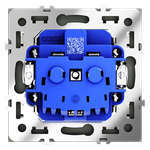 Розетка встраиваемая VOLTUM S70 с заземлением 16А, (графит)
